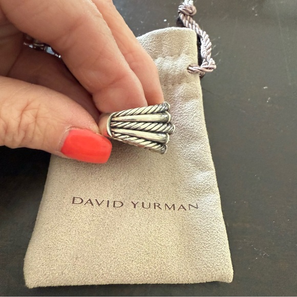 David Yurman Metro 5 row ring - Picture 2 of 7